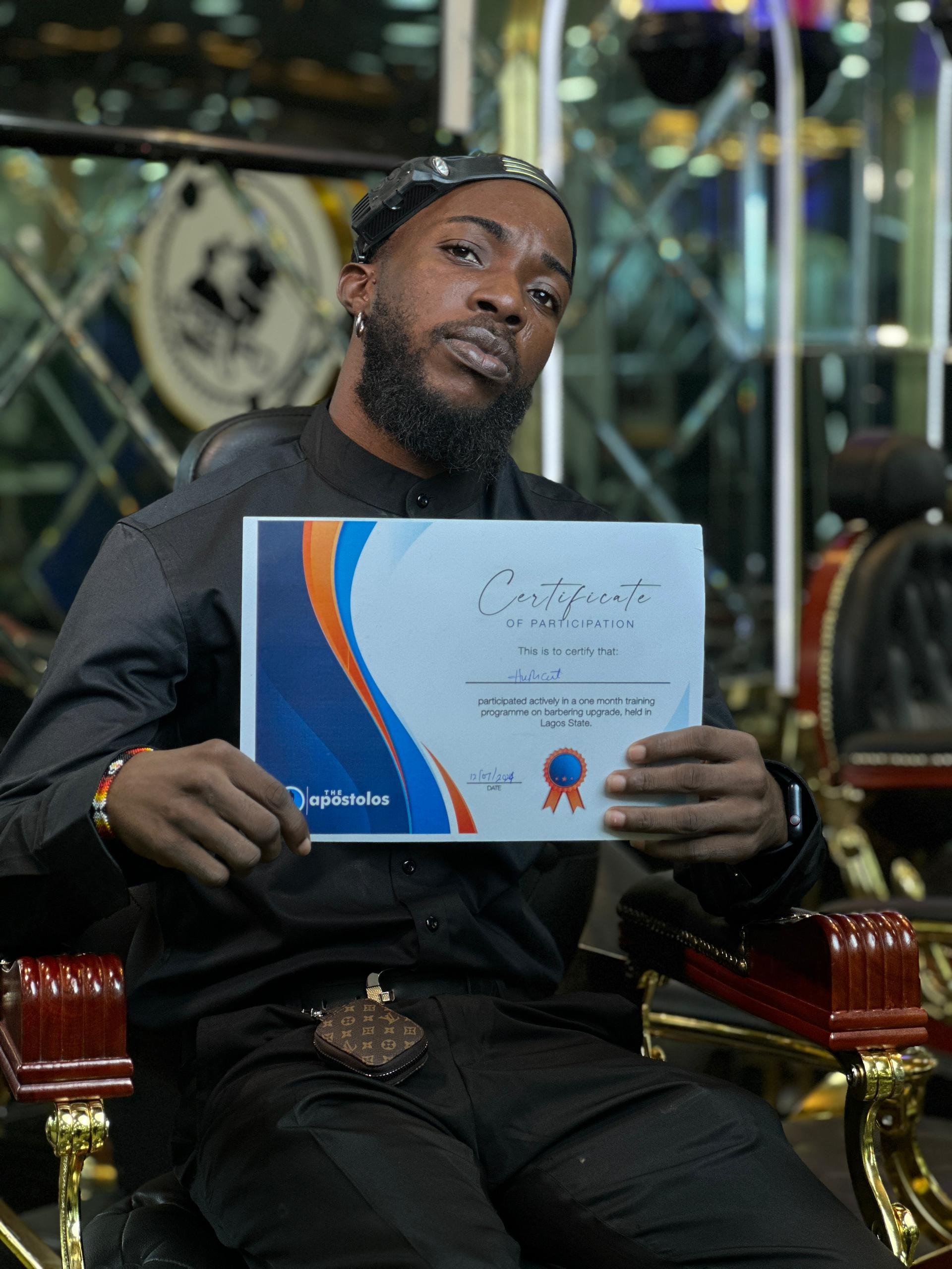 Barber College graduand 9