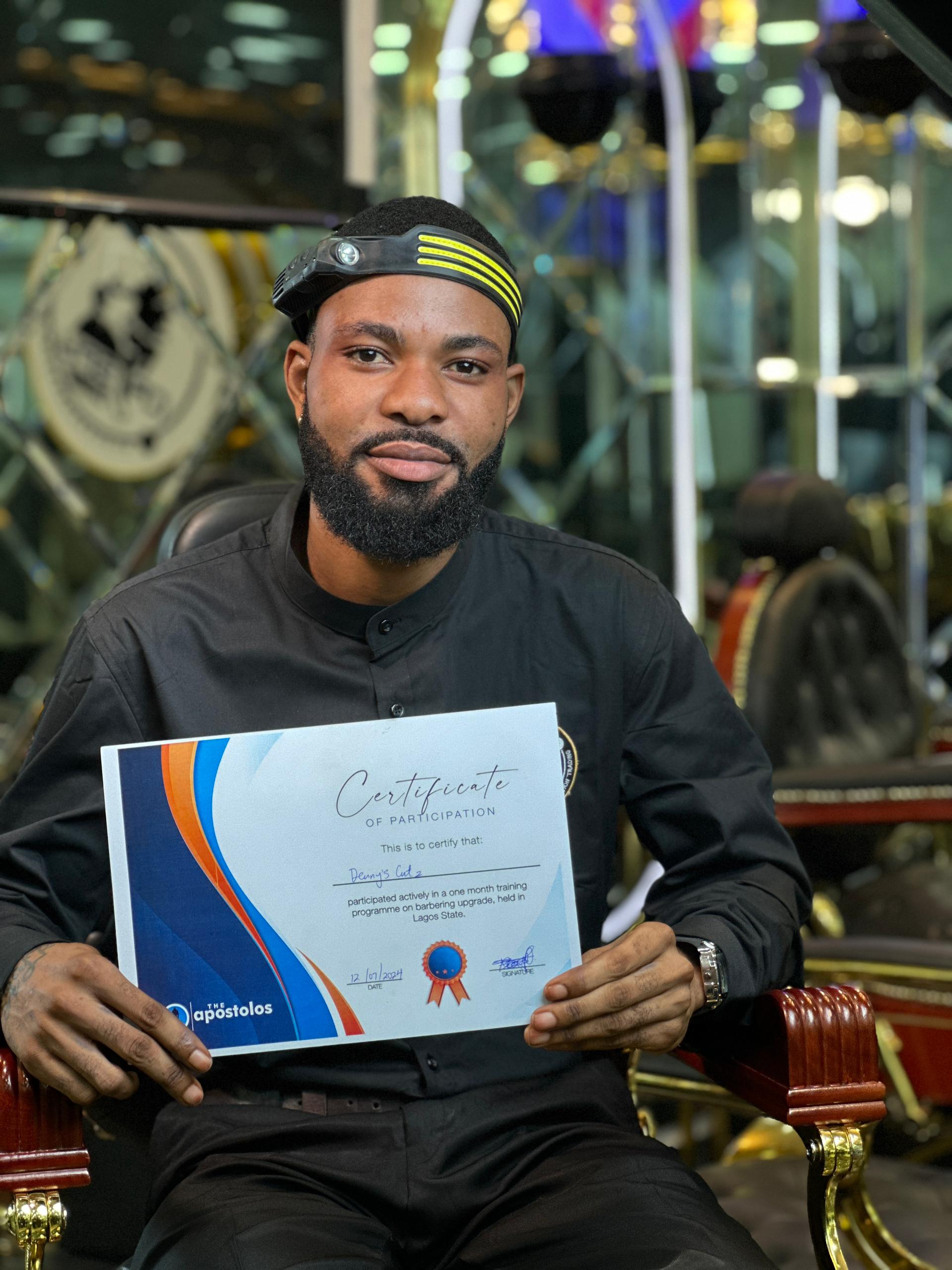 Barber College graduand 8