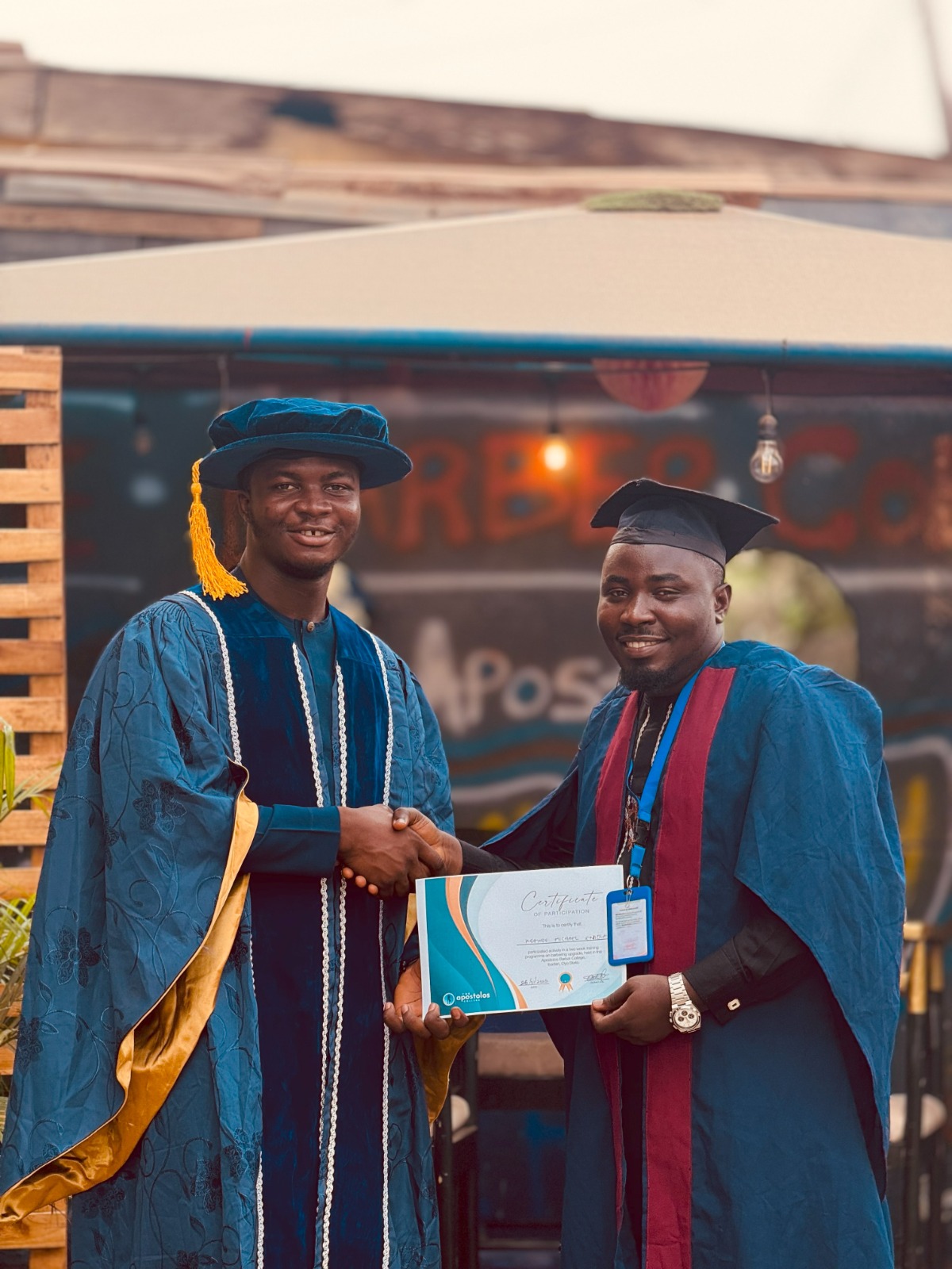 Barber College graduand 6