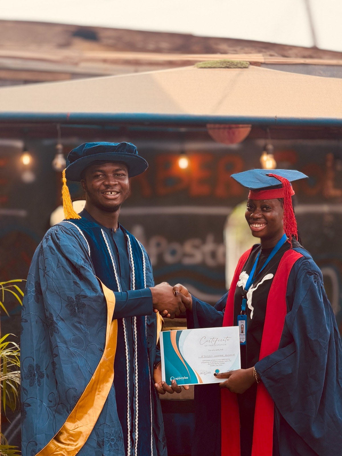 Barber College graduand 7